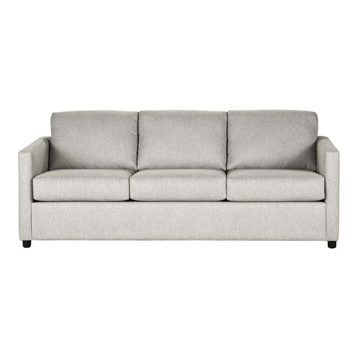 New Classic Furniture Elio Beige Polyester Fabric 3-seater Sofa Couch