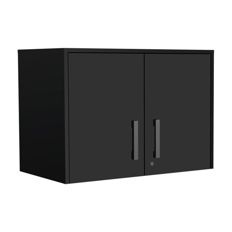 Wall Storage Cabinet Lions, Garage, Black