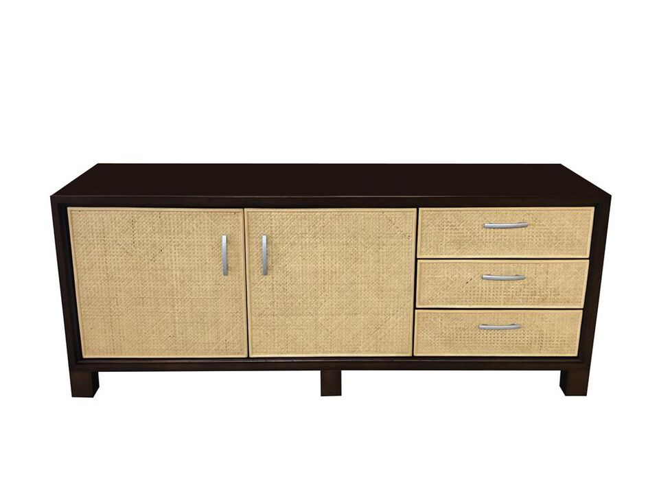 Elegant Cane Cabinet