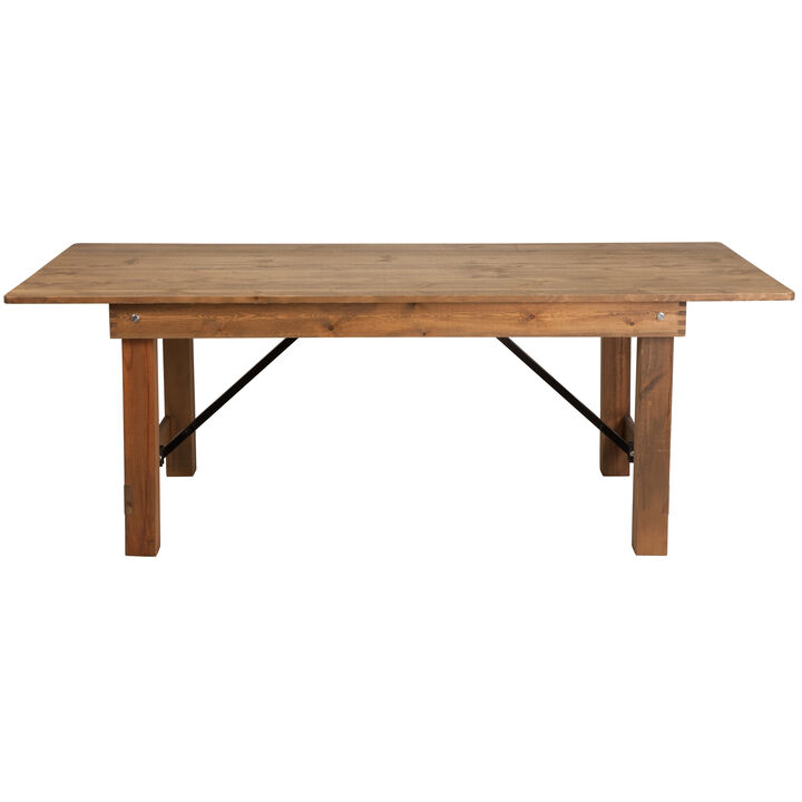 7'x40" Folding Farm Table