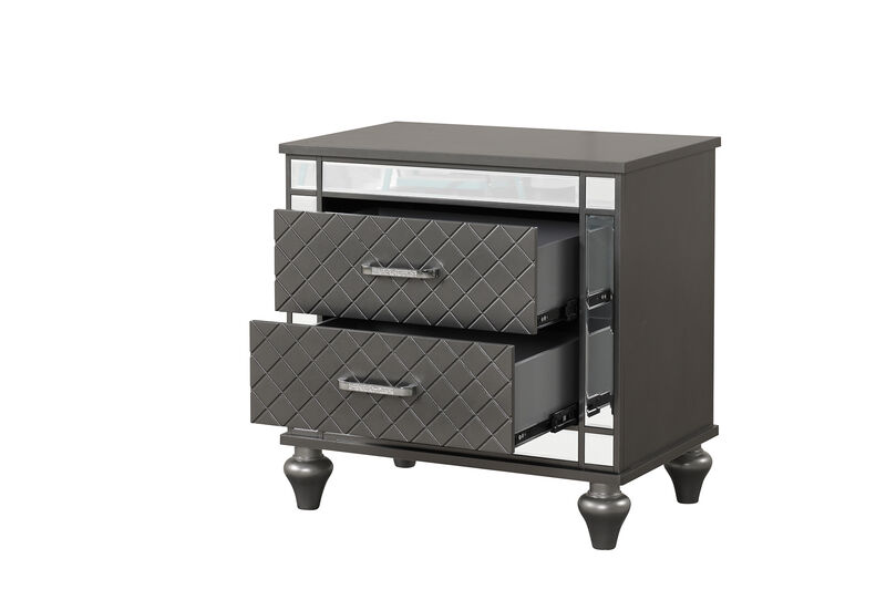 Livorno 2-Drawer 27 in. W Nightstand