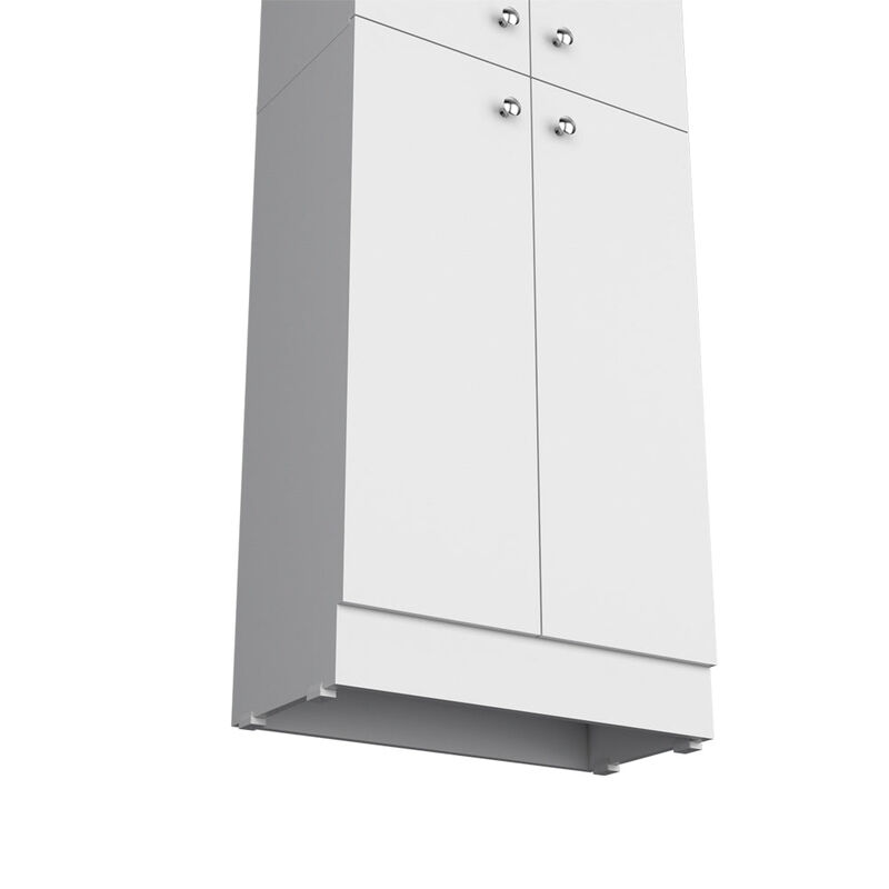 Pantry Cabinet Coahoma, Kitchen, White