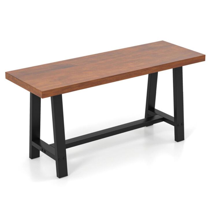 Hivvago Dining Bench 2/3 Person Entryway Shoe Bench with Metal Frame