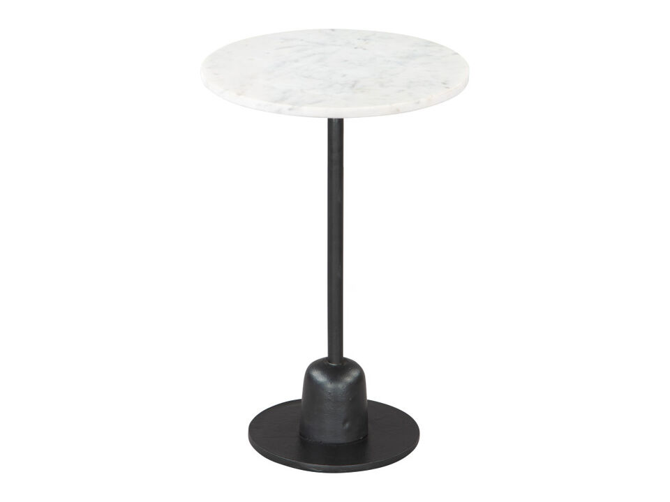 Whammy Side Table White & Black