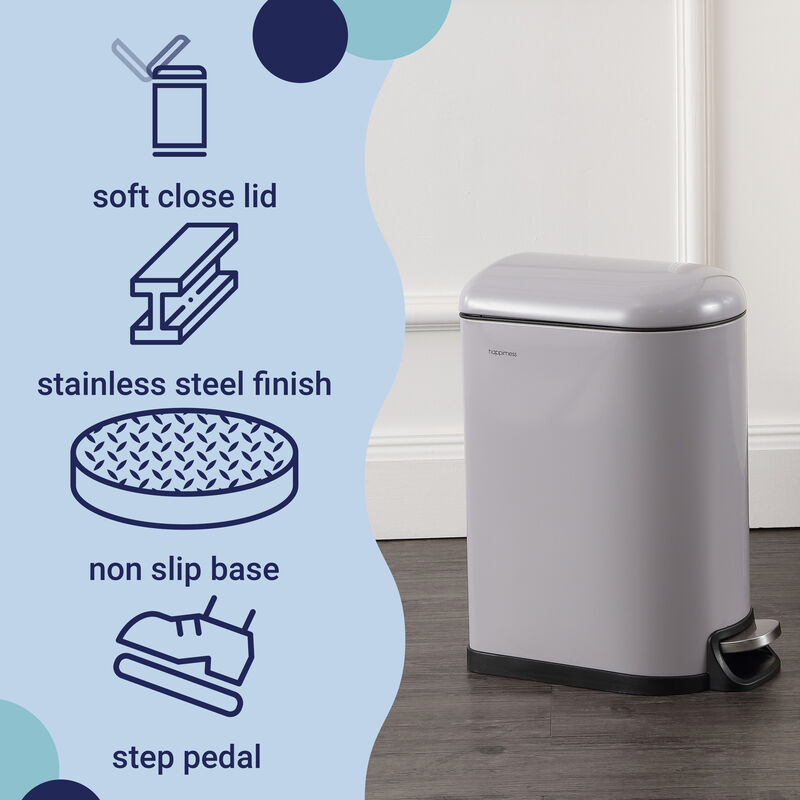 Roland Mini Step-Open Trash Can