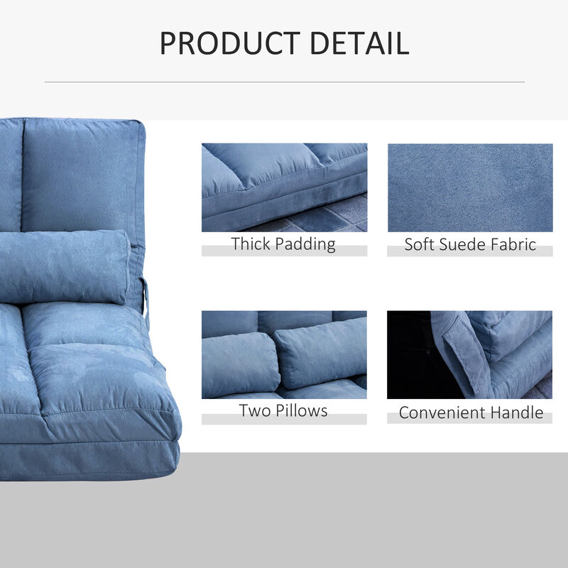 Merax Convertible Floor Sofa Chair Folding Couch Bed