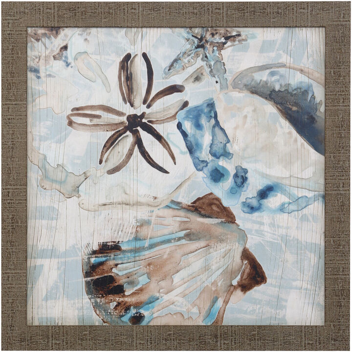 Driftwood Shell Collage