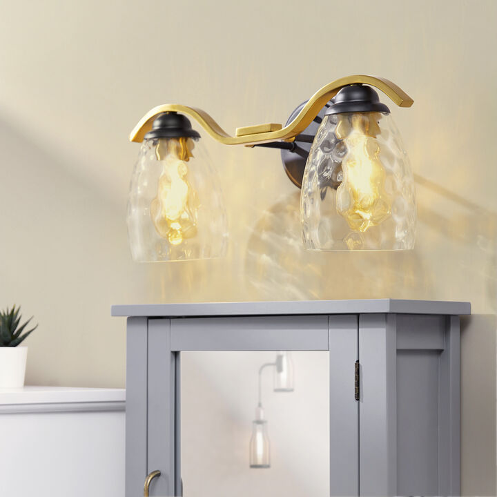 Teamson Home - Heidi Dimmable 2-Light Bathroom Vanity Light