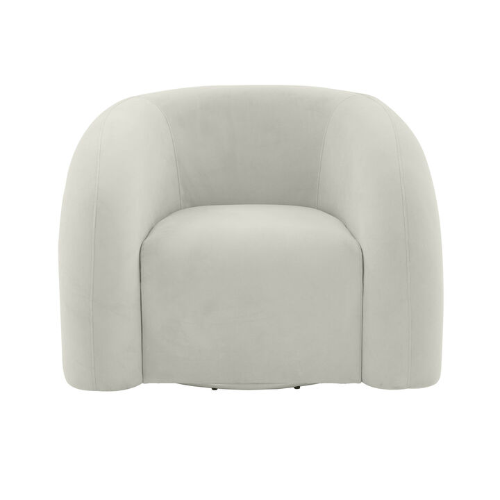 Slipper Vegan Shearling Swivel Chair