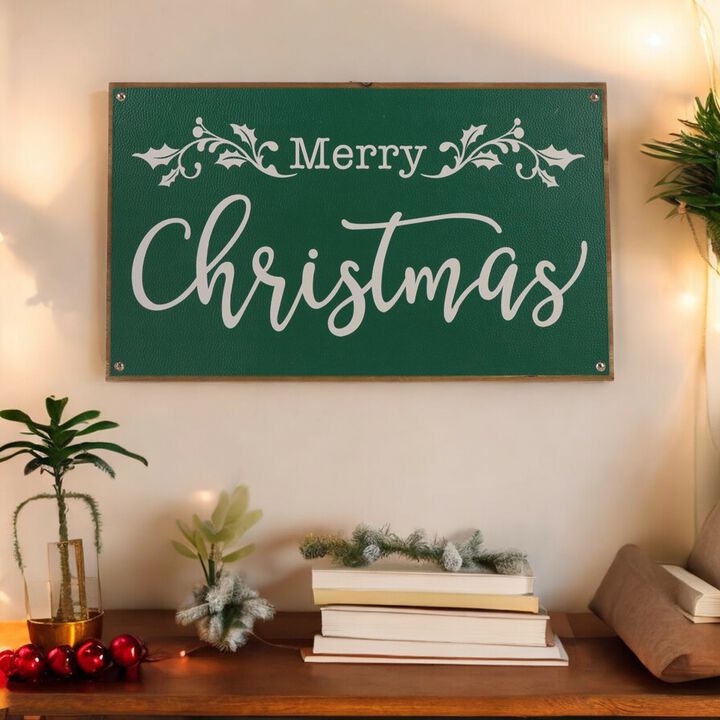 Merry Christmas Sign for Christmas and Winter Decorations