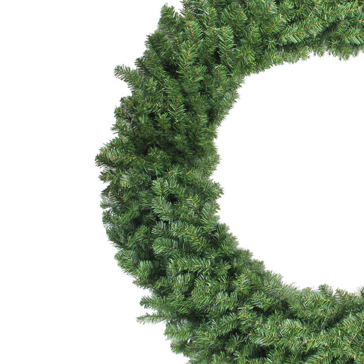 Canadian Pine Artificial Christmas Wreath  48 Inch  Unlit