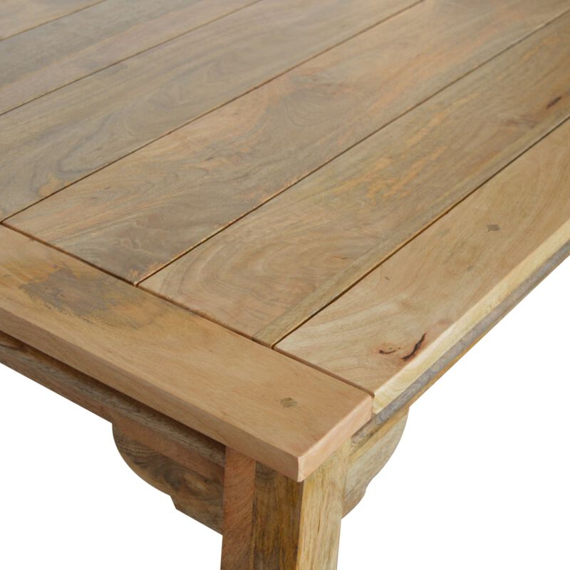 Granary Extension Solid Wood Oak-ish Dining Table