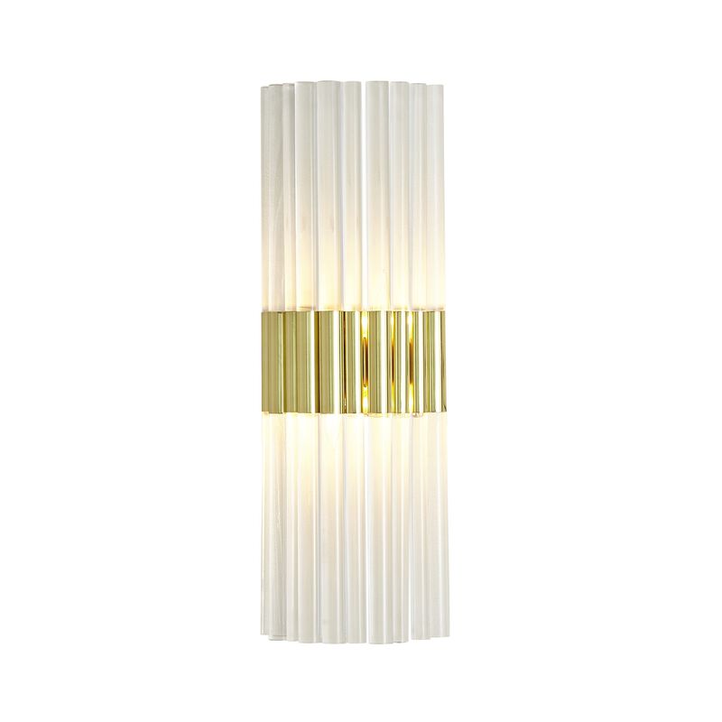 Acrylic Sconce Hardwire- Brass