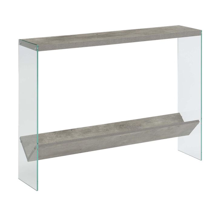 Convenience Concepts SoHo V Console Table w/ Shelf