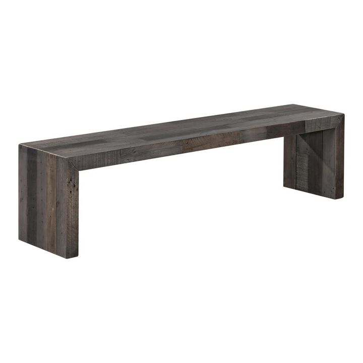 Moe’s Vintage Bench Large Grey