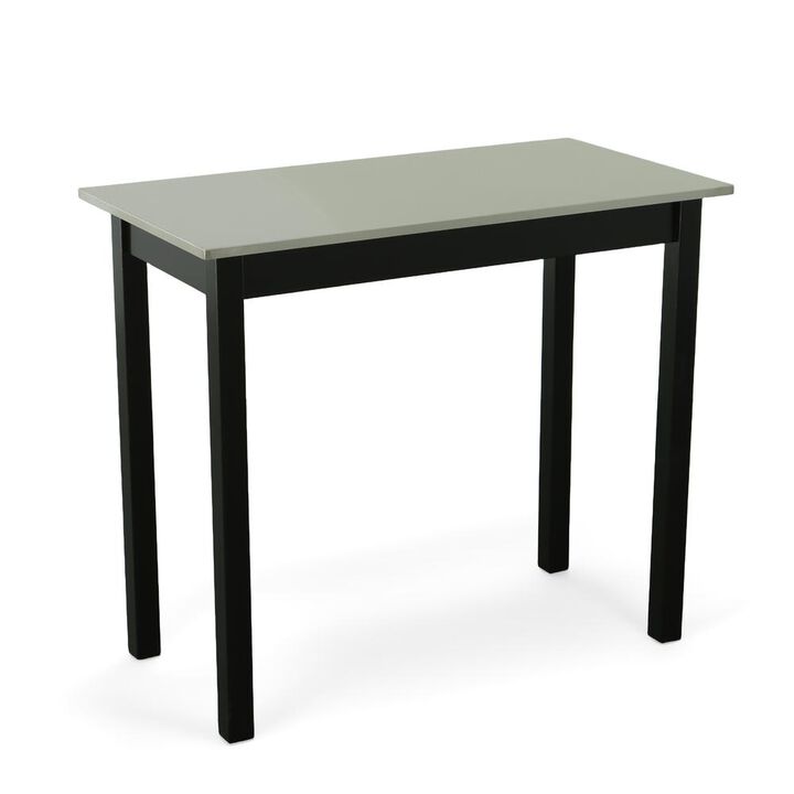 Carolina Living Carter Stainless Steel Top Bar Table - Black