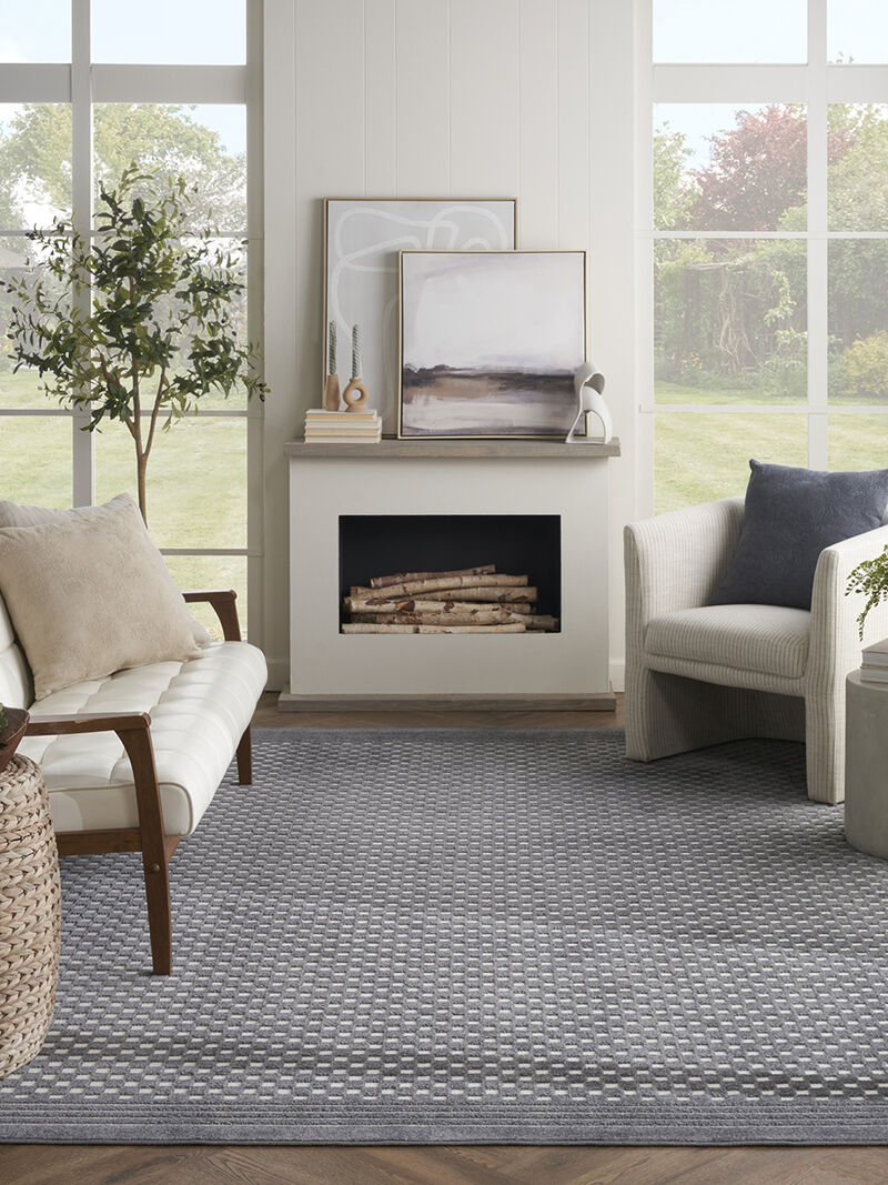 Care Free CAF02 Gray 7'10" x 9'10" Rug