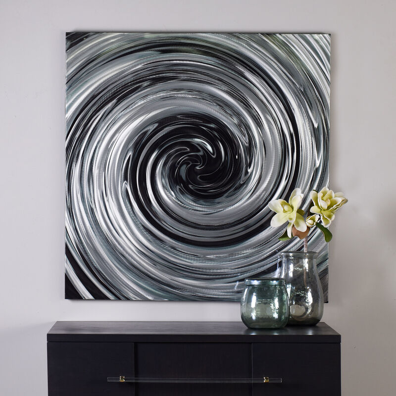 Swirl Circle Canvas