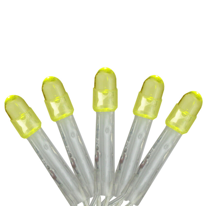2' x 8' Yellow LED Net Style Tree Trunk Wrap Christmas Lights - Clear Wire