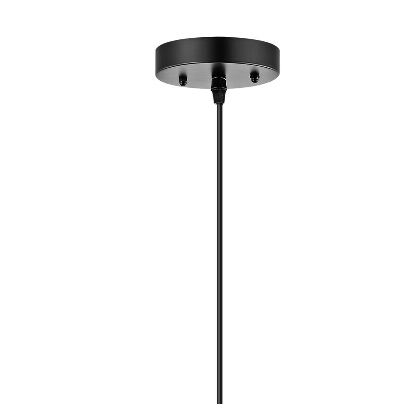 Campana Bohemian Modern Woven Rattaniron LED Pendant