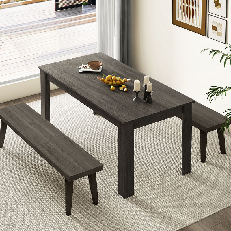63-Inch Modern Rectangular Dining Table – Sleek Kitchen Table for Contemporary Spaces