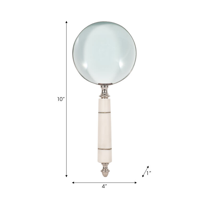Ivory 10" Magnifying Glass