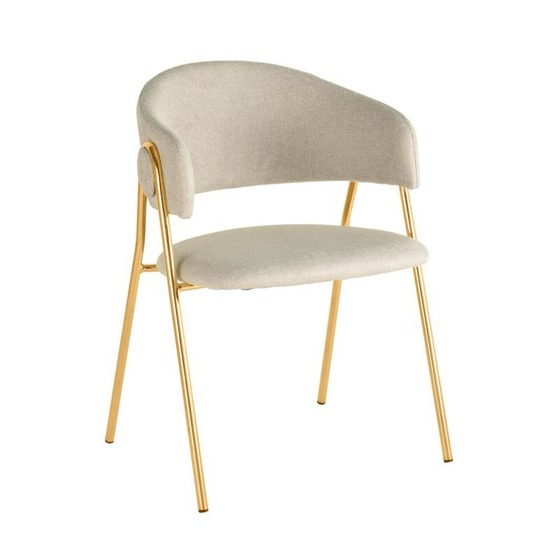 Belen Kox Modern Cream Dining Chairs - Set of 2, Belen Kox