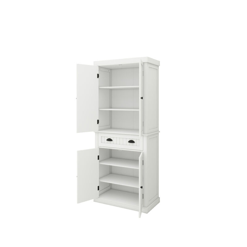 Four Doors And A Drawer Cabinet Ordinary Slotted Models
