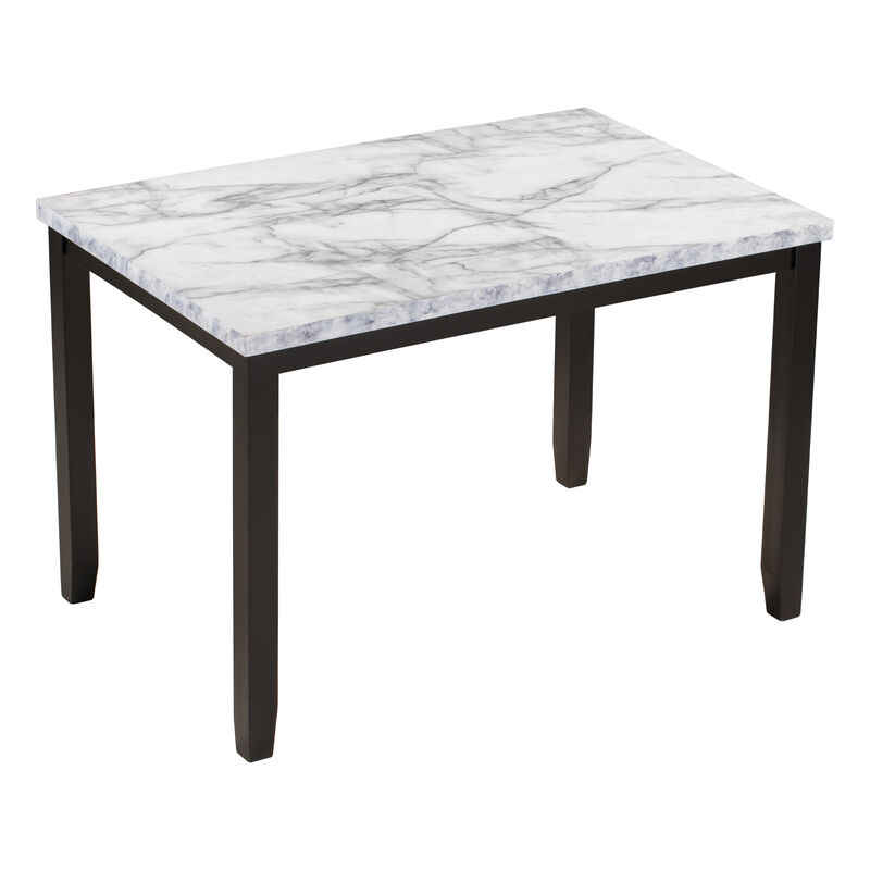 Merax Faux Marble 5-Piece Dining Set