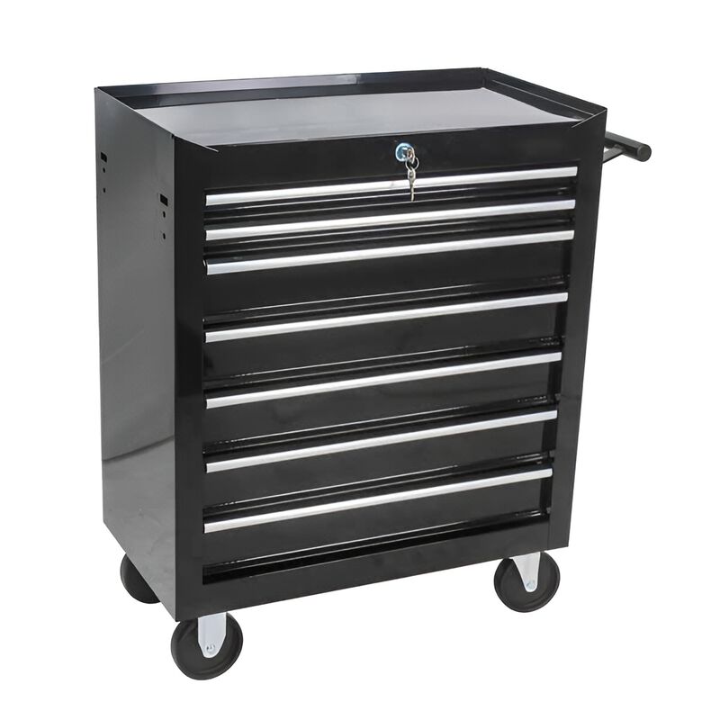7-Drawer Multifunctional Tool Cart Mobile Storage Cabinet with Wheels for Garage & Workshop Organization