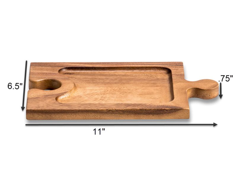 Charcuterie / Wine Glass Holder Interlocking Board
