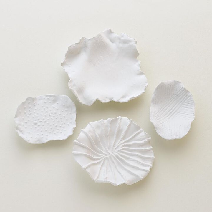 Maitake Wall Decor-Ridge-White