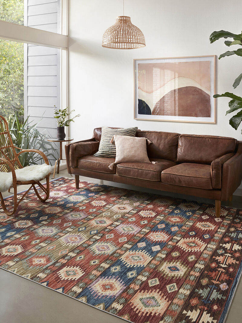 Zion ZIO06 Fiesta/Multi 7'6" x 9'6" Rug
