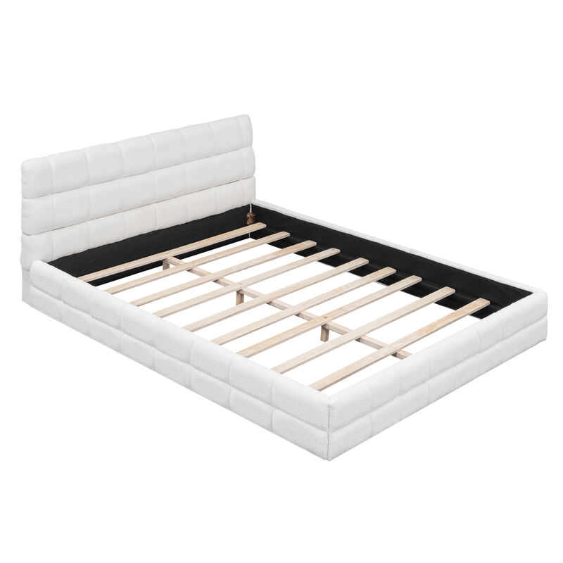 Merax Classic Upholstered Platform Bed