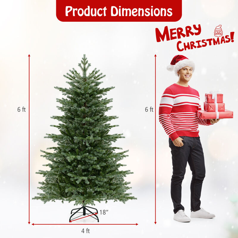 Artificial Christmas Tree with Lush PVC and  LED Lights