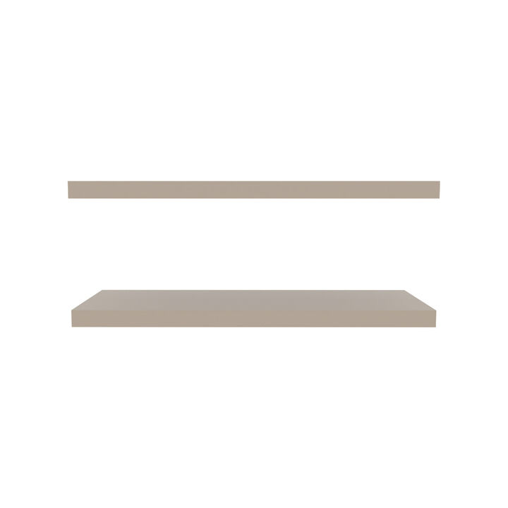 Floating Shelf Dallas, Living Room, Taupe