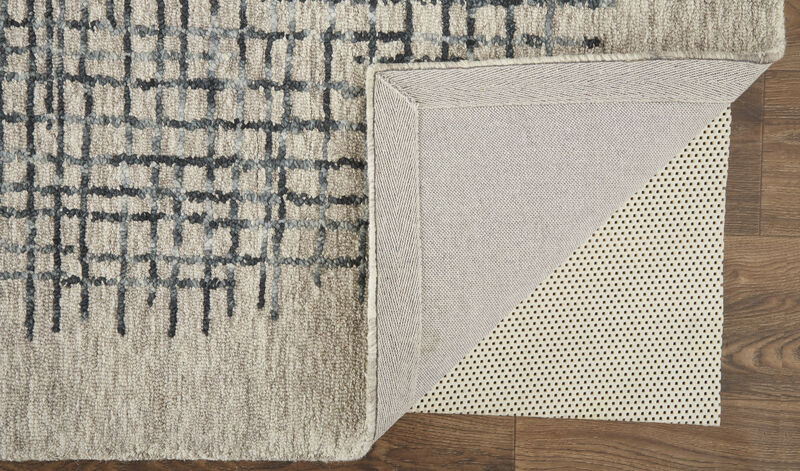 Maddox 8630F Gray/Black/Tan 9' x 12' Rug