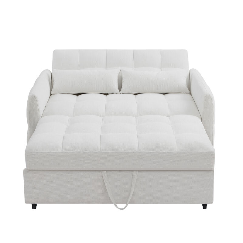 Merax Loveseat Sofa Pull-out Sleeper Sofa with 3 USB Ports