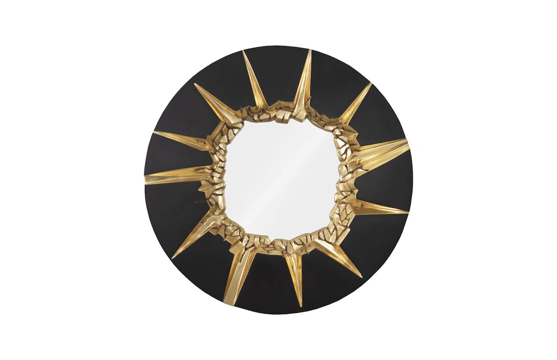 Circular Cracked Mirror