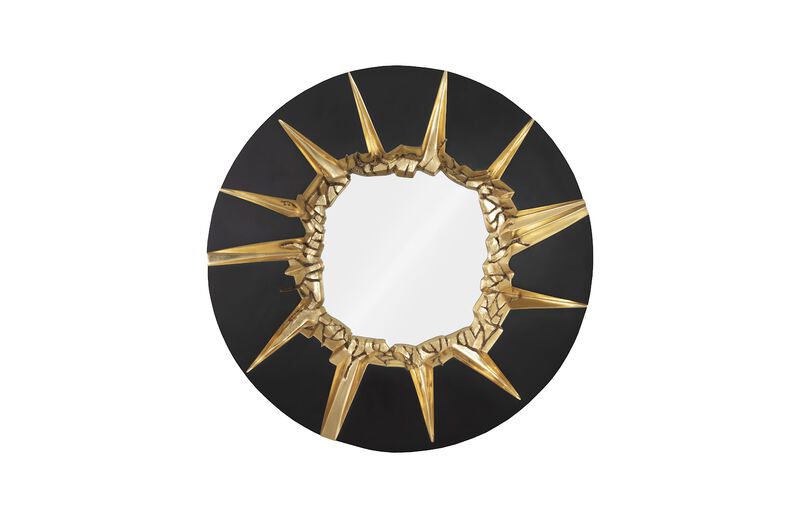 Circular Cracked Mirror
