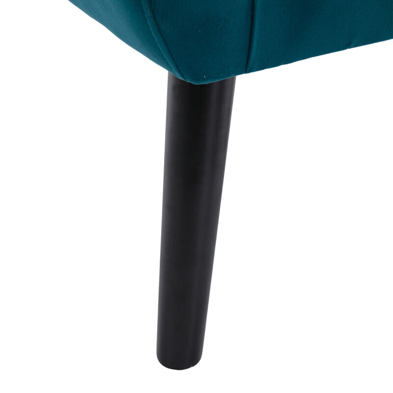 Modern Soft Velvet Material Ergonomics Accent Chair Living Room Chair Bedroom Chair Home Chair