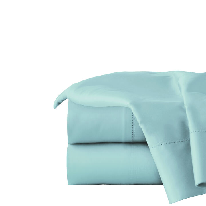 Pointehaven 410 Thread Count Deep Pocket Long Staple Cotton 3 pc Sheet Set, Twin Extra Long