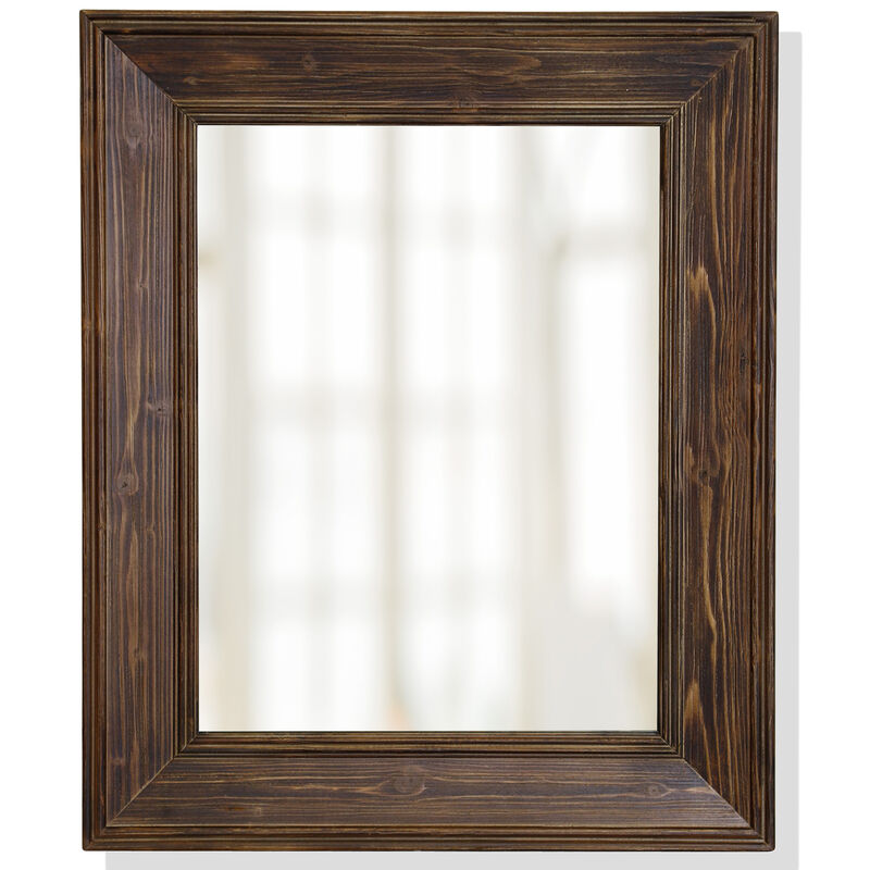 Stained Woodgrain Mirror