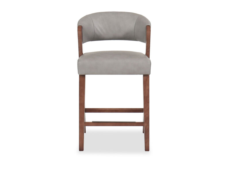 Slate Leather Counterstool