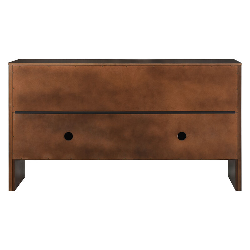 Merax Retro Sideboard Cabinet with Adjustable Shelves