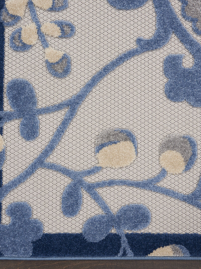 Aloha ALH17 Blue/Gray 6' x 9' Rug