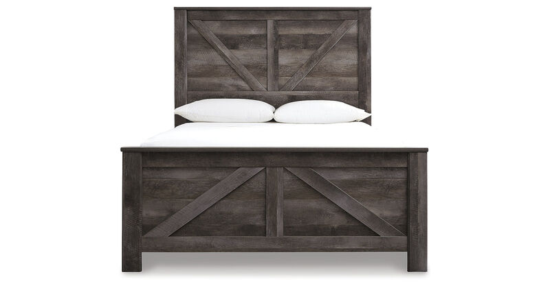 Wynnlow Queen Crossbuck Panel Bed