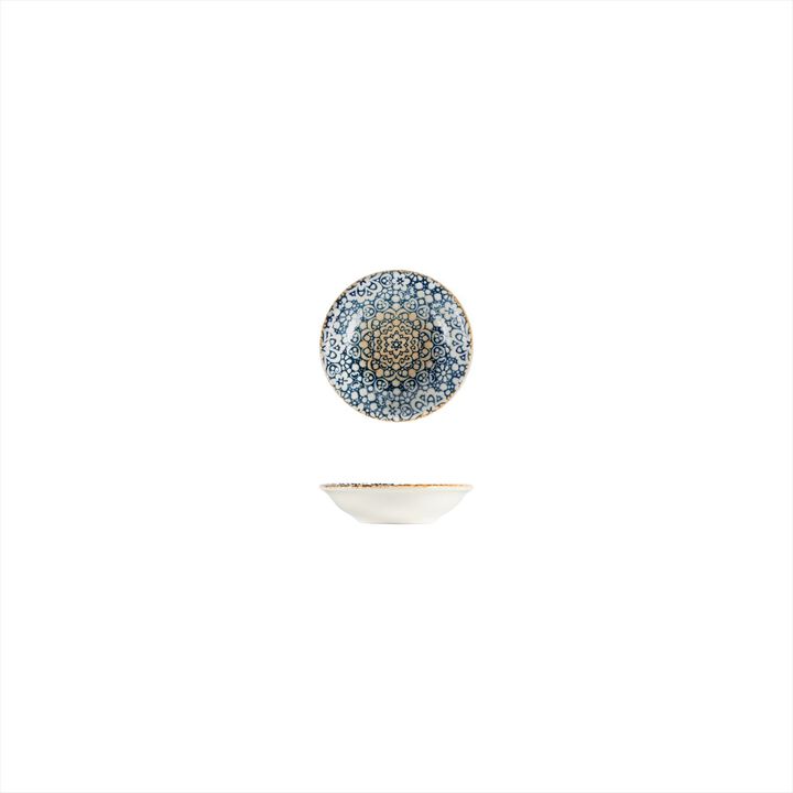 Alhambra dia.3.5" h:1" 2 oz. Round Decorated Porcelain Bowl (Set of 4)