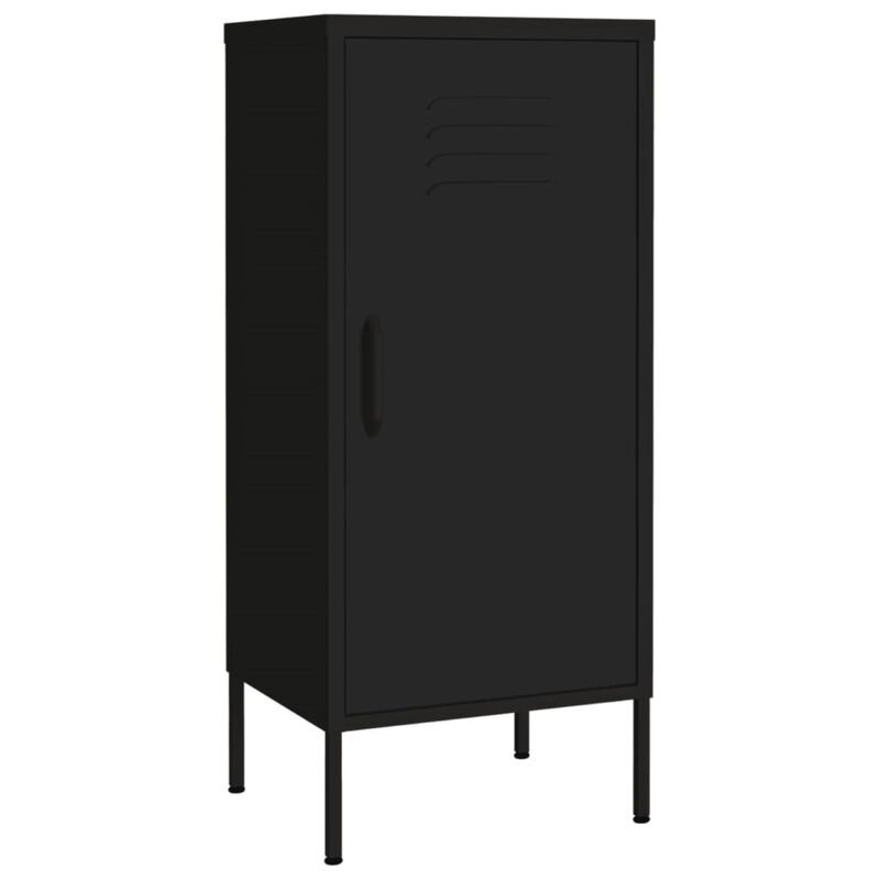 vidaXL Storage Cabinet 16.7"x13.8"x40" Steel