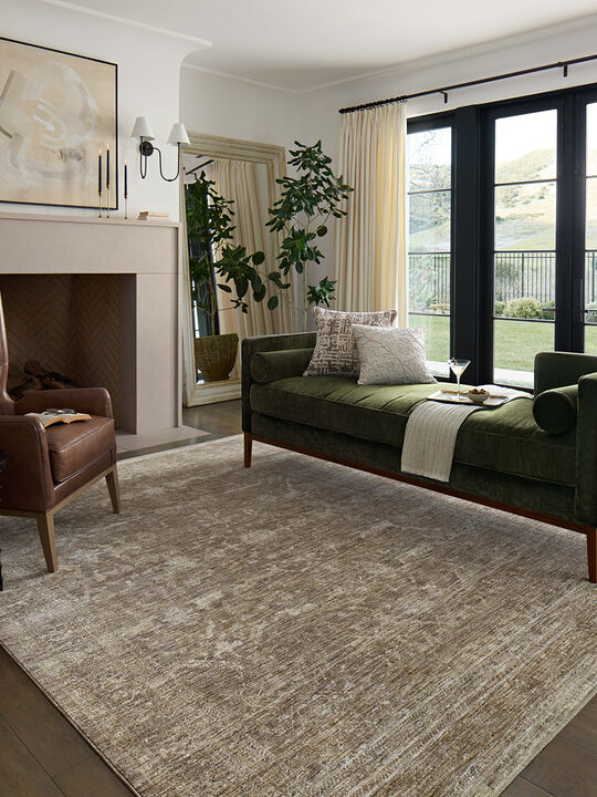 II Tabitha Taupe/Pebble 3'9" x 5'9" Accent Rug by Loloi II